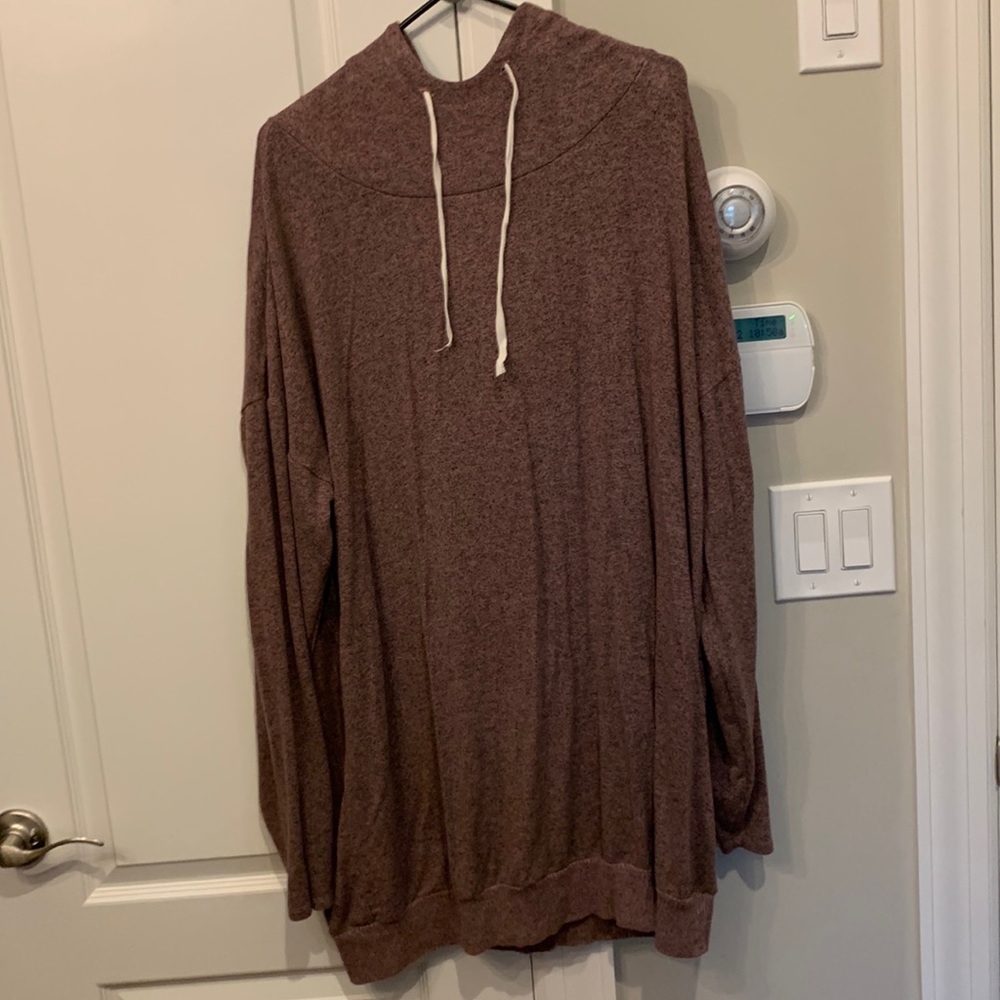 Hooded Sweatshirt dress . Worn once